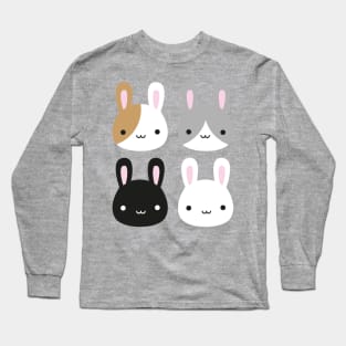 Kawaii Bunny Rabbits Long Sleeve T-Shirt